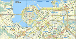 Map of downtown Yordam