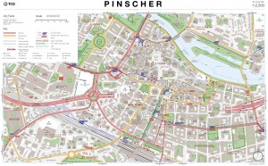 Pinscher City Centre Map